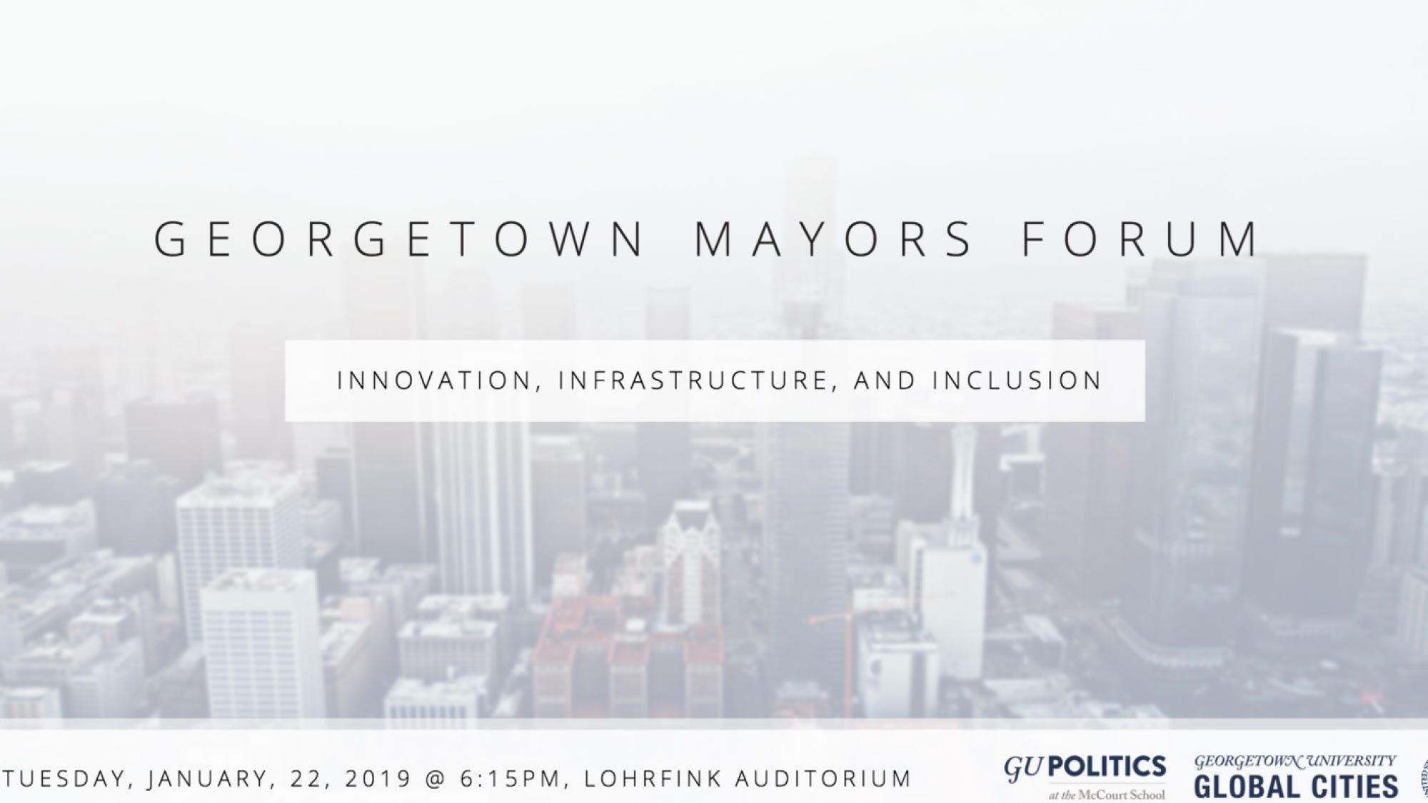 Georgetown Mayors Forum logo