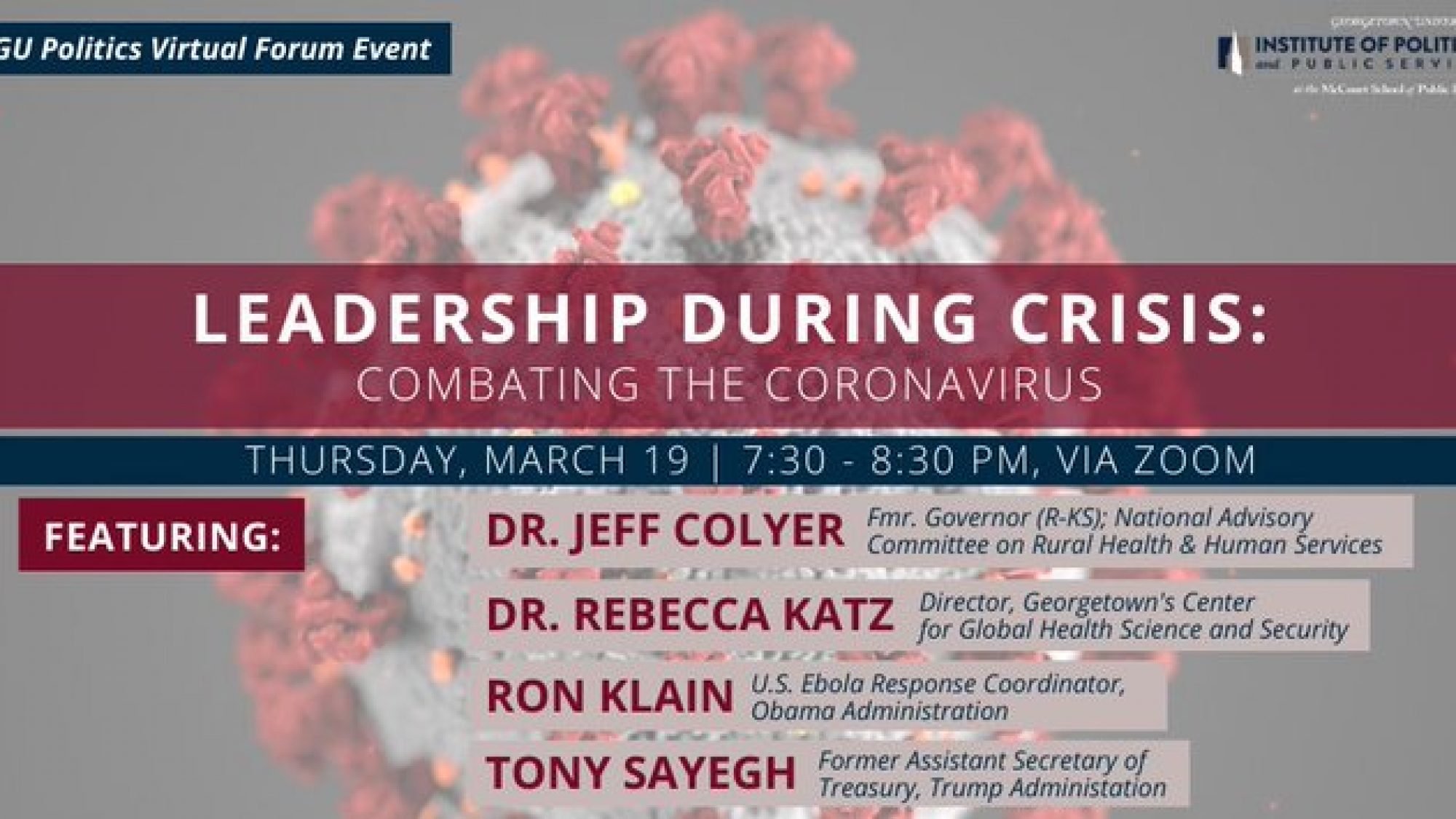 Leadership During Crisis: Combating the Coronavirus (graphic)