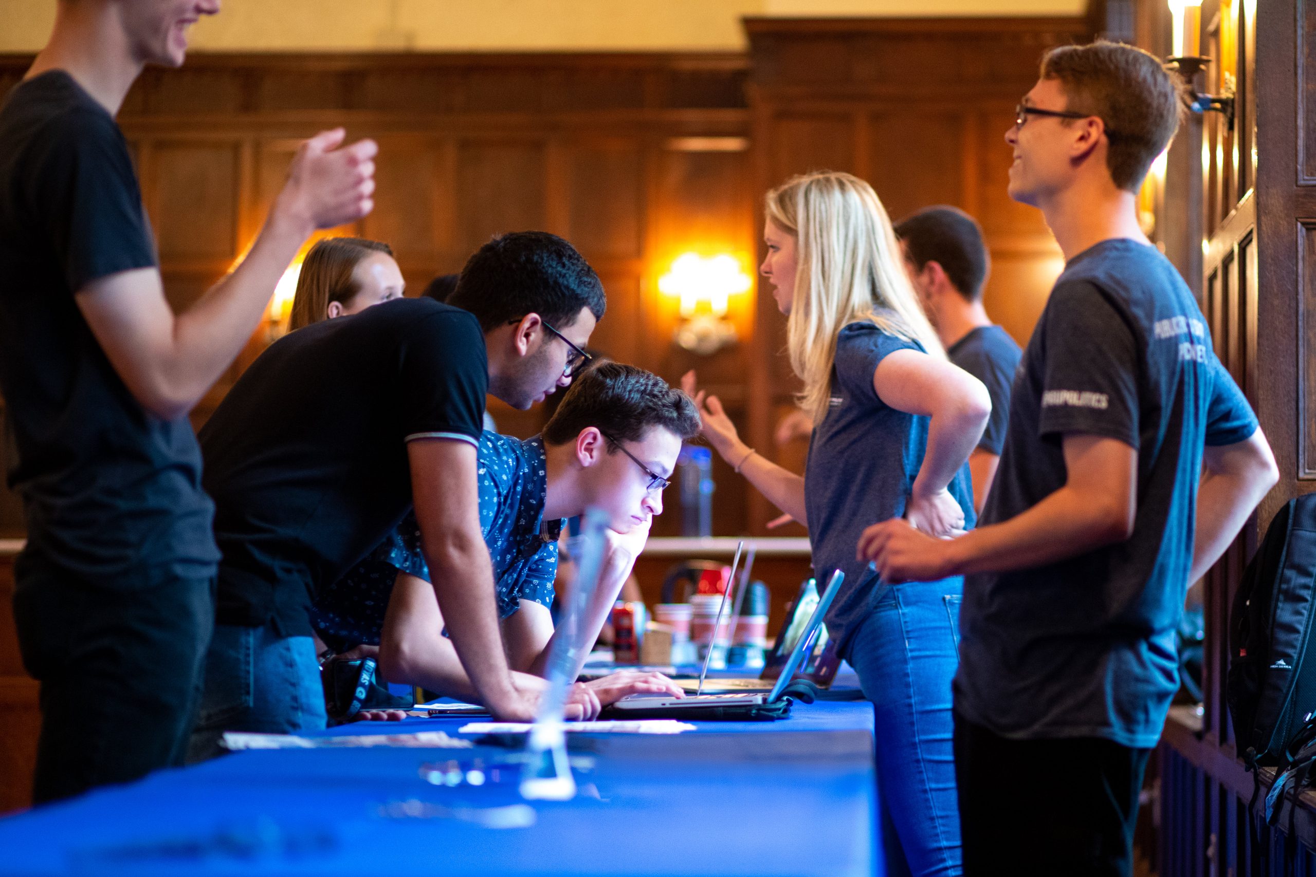 GU Votes students tabling.